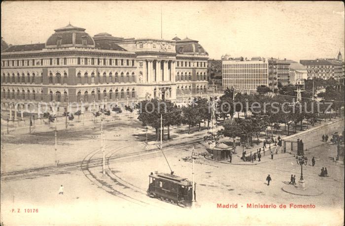 Strassenbahn Madrid Ministerio de Fomento