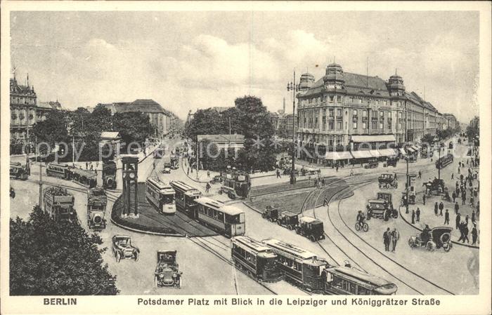 Strassenbahn Potsdamer Platz Leipziger- und Koeniggraetzer Strasse