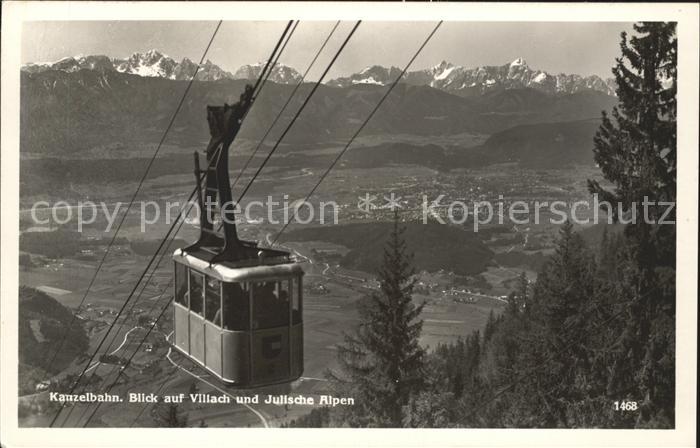Seilbahn Kanzel Villach Julische Alpen