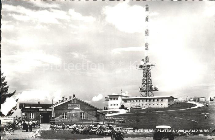 Funkturm UKW-Fernsehsender Gaisberg-Plateau Gasthaus Gaisbergspitze