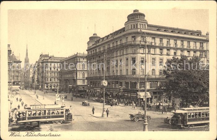 Strassenbahn Wien Kaerntnerstrasse