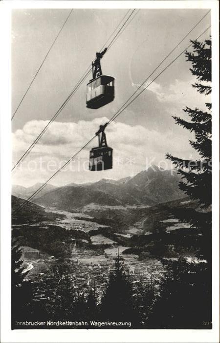Seilbahn Innsbrucker Nordkettenbahn Wagenkreuzung