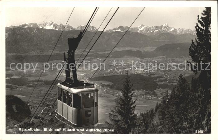Seilbahn Kanzel Villach Julische Alpen
