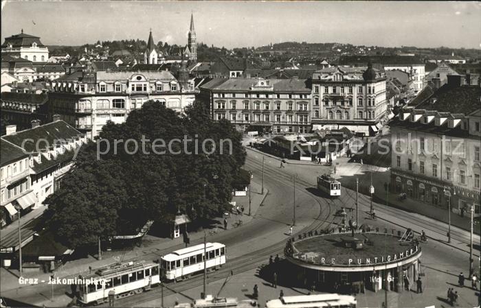Strassenbahn Graz Jakominiplatz