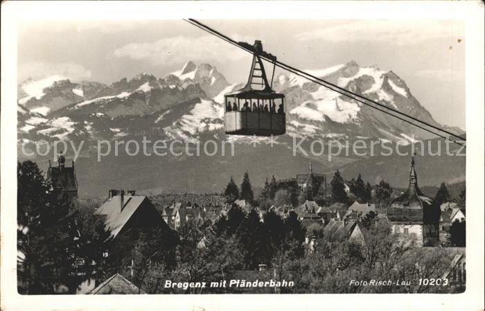 Seilbahn Pfänder Bregenz am Bodensee Foto-Risch-