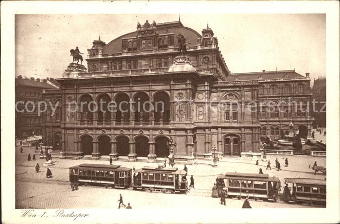 Opergebaeude Staatsoper Wien I. Strassenbahn
