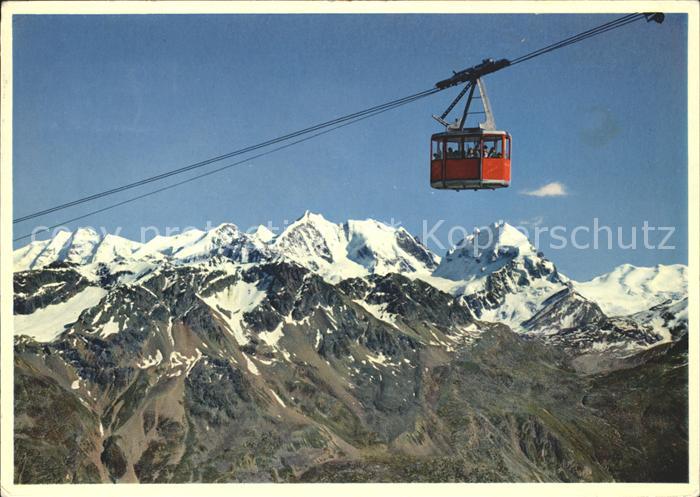 Seilbahn Corviglia-Piz Nair St. Moritz Bernina Gruppe