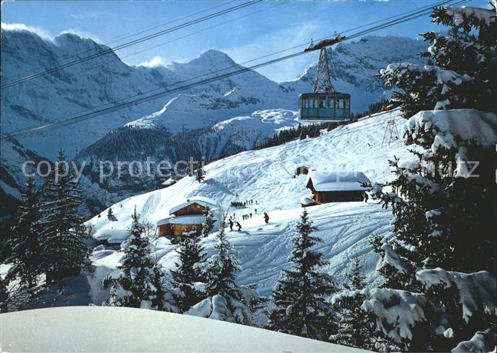 Seilbahn Schilthorn Muerren Grosshorn Breithorn