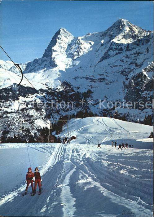 Skilift Muerren Allmendhubel Eiger Moench