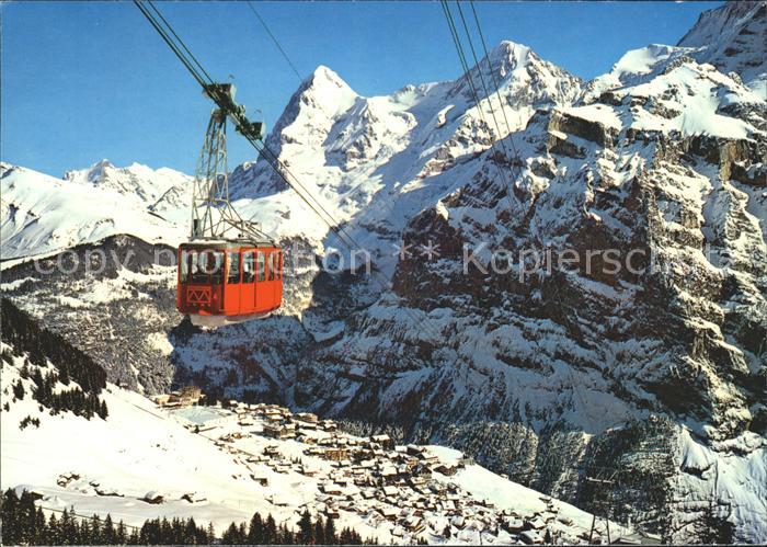 Seilbahn Schilthorn Mürren-Birg Eiger Mönch