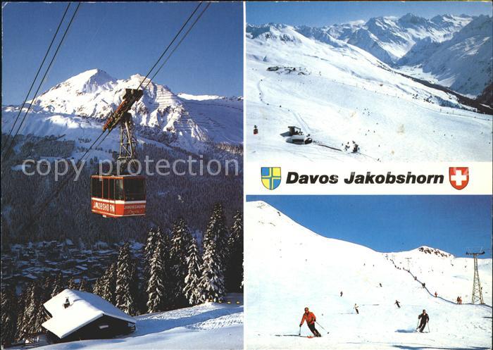 Seilbahn Jakobshorn Davos Abfahrt Clavadeleralp Sertigtal
