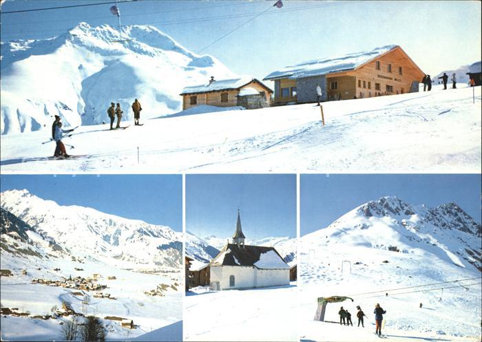 Skilift Cuolm Val Mittelstation Milez Crispaltkette