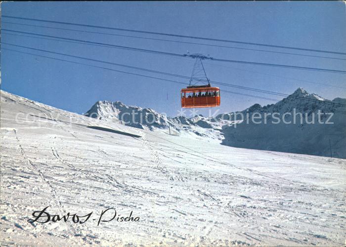 Seilbahn Pischa Flueela-Weisshorn  Flueela-Schwarzhorn