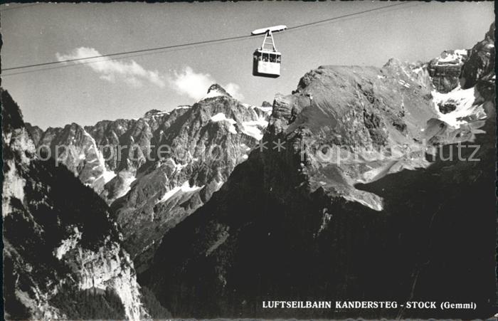 Seilbahn Kandersteg-Stock Gemmi
