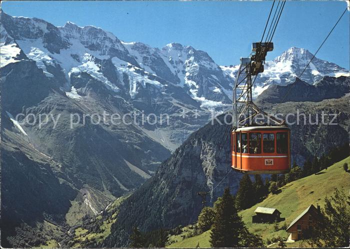 Seilbahn Schilthorn Mittaghorn Grosshorn Breithorn