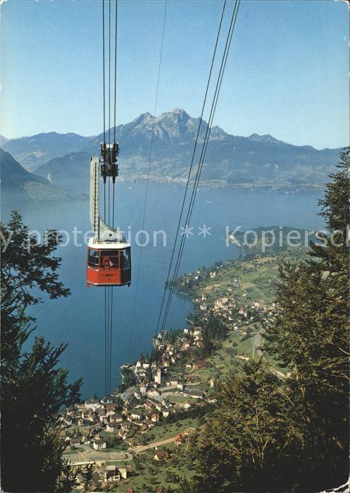 Seilbahn Weggis-Rigi-Kaltbad Vierwaldstaettersee Pilatus
