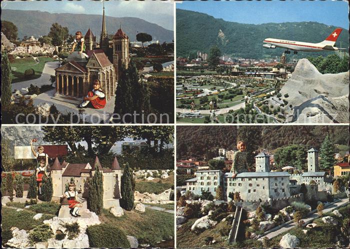 Swissair Swissminiatur Melide-Lugano Cattedrale Ginevra Schloss Grandson