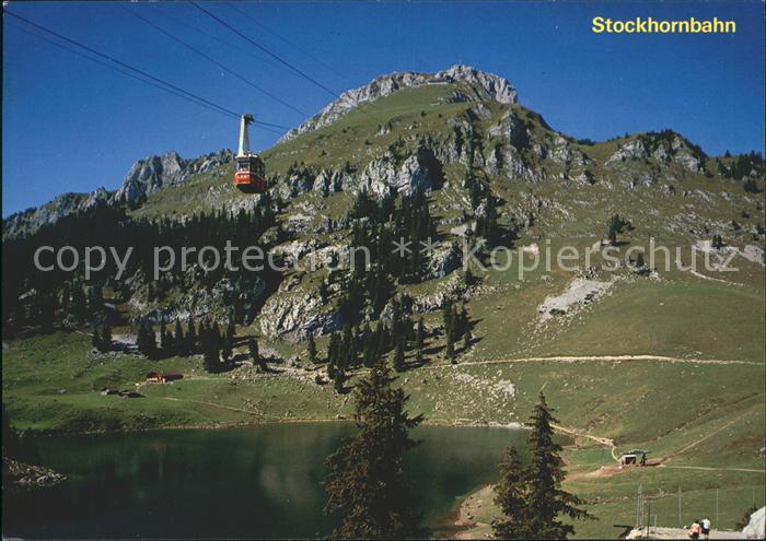 Seilbahn Stockhorn Berner Oberland Hinterstockensee