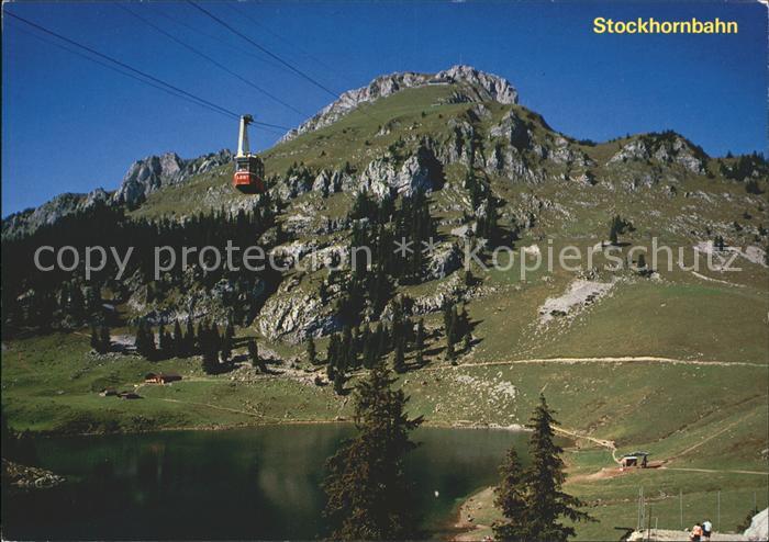 Seilbahn Stockhorn Berner Oberland Hinterstockensee