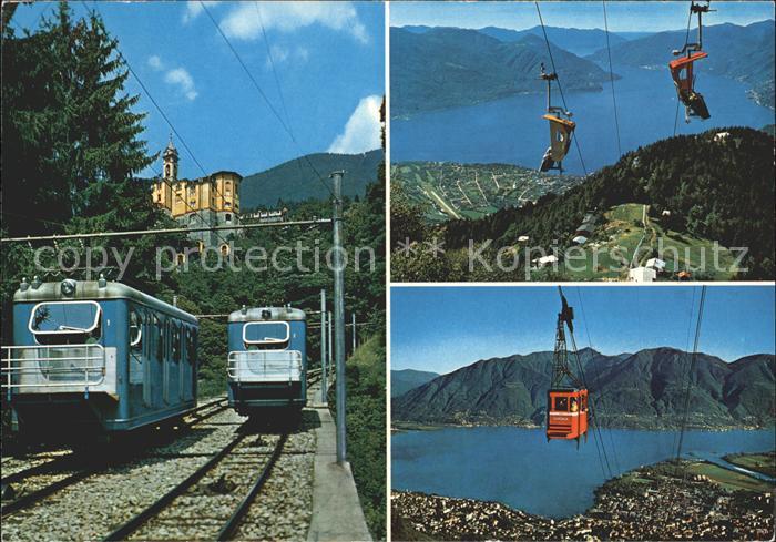 Zahnradbahn Locarno-Orselina Seilbahn Orselina-Cardada Sessellift Cardada-Cimett