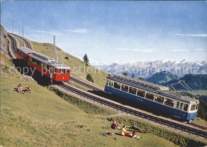 Zahnradbahn Rigi-Kulm Vitznau- und Arth-Rigu-Bahnen Alpen