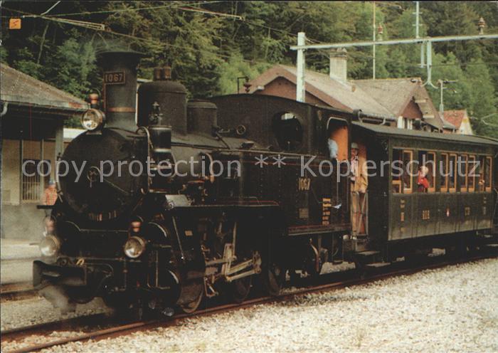 Lokomotive HG 3/3 1067 Ballenberg-Dampfbahn