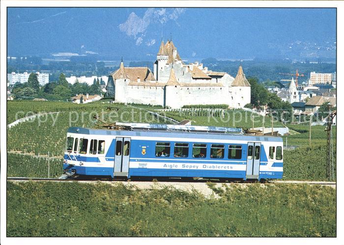 Eisenbahn Aigle-Sepey-Diablerets Chateau d_Aigle