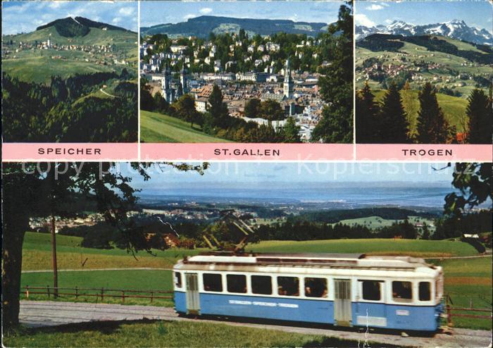Eisenbahn Trogenerbahn St.Gallen-Speicher-Trogen