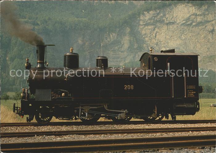 Lokomotive Heissdampflokomotive G 3/4 208
