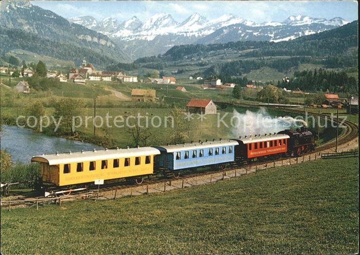 Eisenbahn Amor-Express Bodensee-Toggenburg-Bahn Nesslau-Neu St. Johann