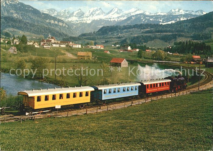 Eisenbahn Amor-Express Bodensee-Toggenburg-Bahn Nesslau-Neu St. Johann