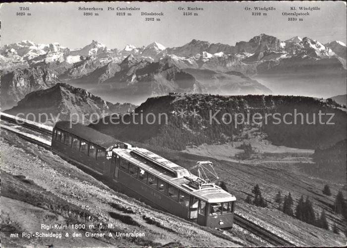Zahnradbahn Rigi-Kulm Rigi-Scheidegg Glarner- und U