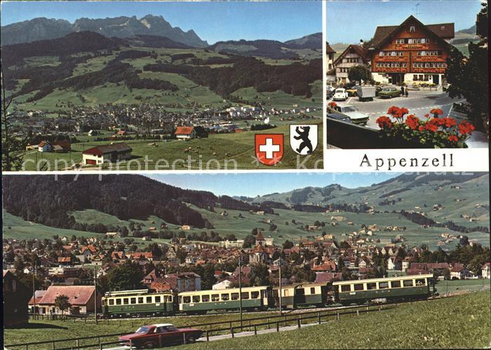 Eisenbahn St. Gallen-Gais-Appenzell-Bahn Saentis Landsgemeindeplatz