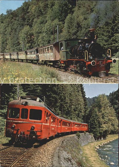 Lokomotive Schnaaggi-Schaaggi Sihltalbahn 75 Jahre