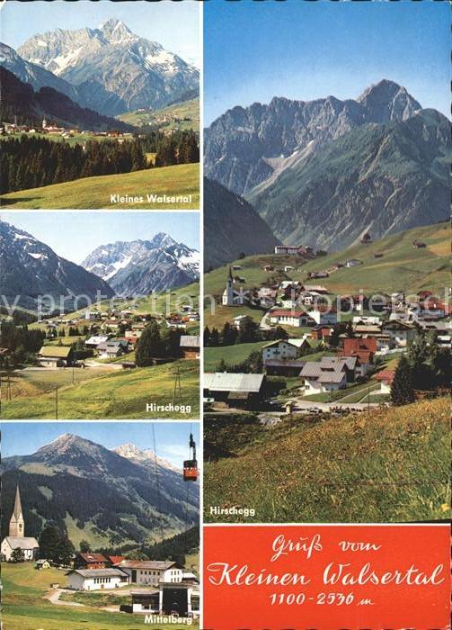Kleinwalsertal Hirschegg Mittelberg