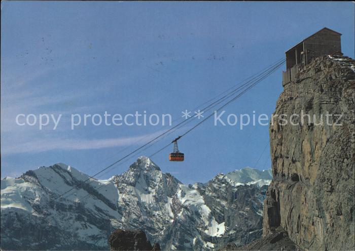 Seilbahn Schilthorn Muerren Station Birg Gspaltenhorn