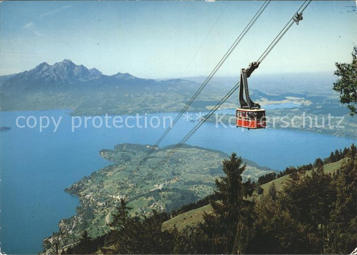 Seilbahn Weggis-Rigi-Kaltbad Weggis Luzern Pilatus