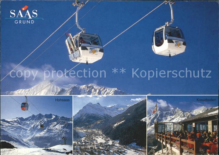 Seilbahn Hohsaas Saas-Grund Kreuzboden