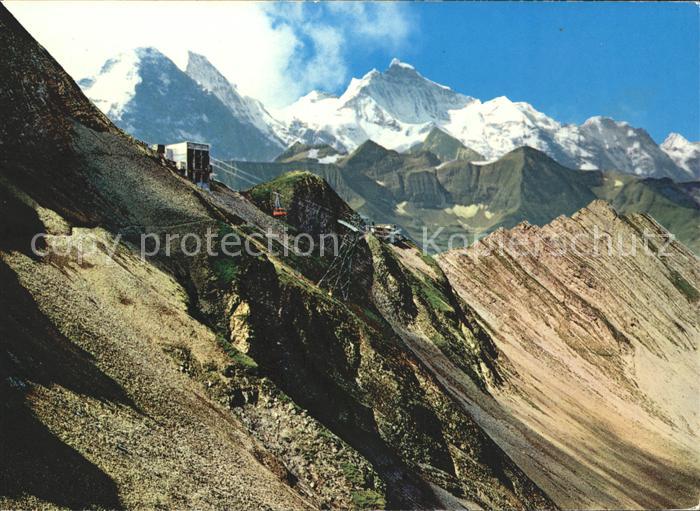 Seilbahn Bergstation Brienzer Rothorn Berner Alpen