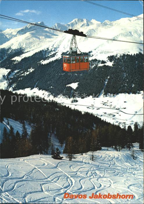 Seilbahn Braemabueel-Jakobshorn Davos Amselfluh Tiejer-Flue Choerbshorn