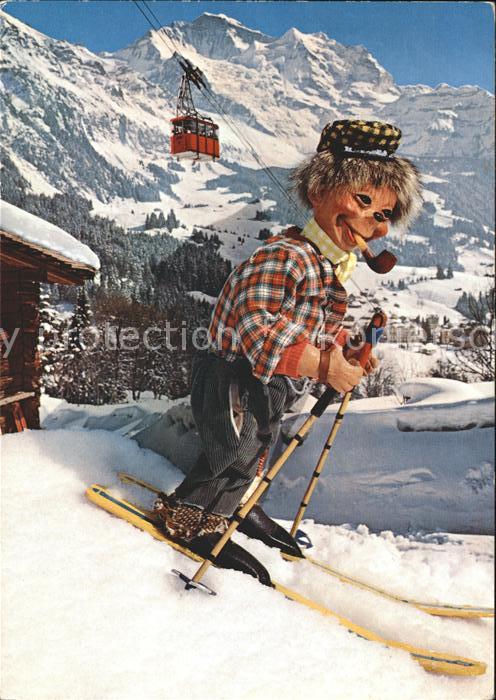 Skifahren Mecki aehnlich Pfeife Seilbahn Grindelwald