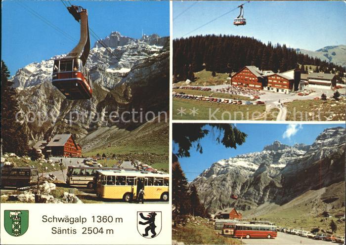 Seilbahn Saentis Restaurant Schwaegalp Postbus
