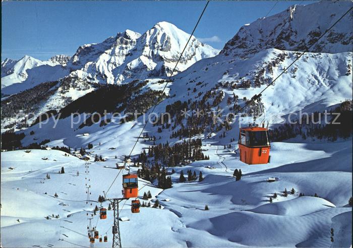 Seilbahn Geils-Hahnenmoos Adelboden Bonderspitz