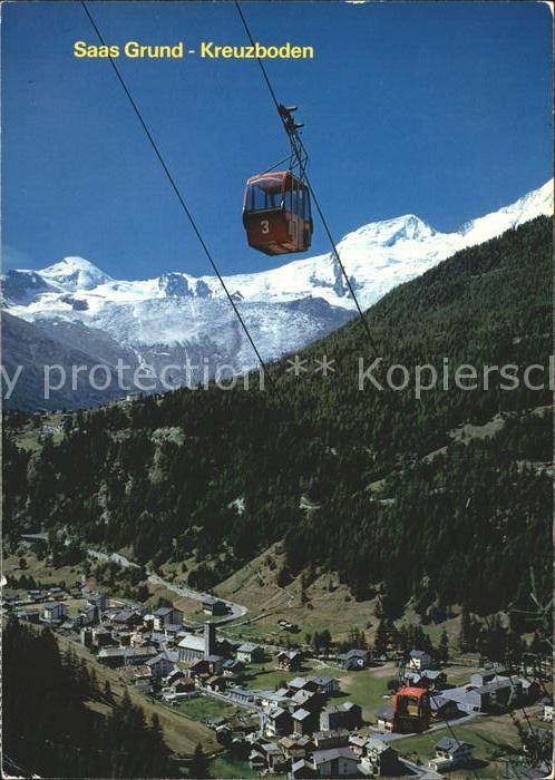 Seilbahn Saas Grund-Kreuzboden Allalinhorn Alphubel