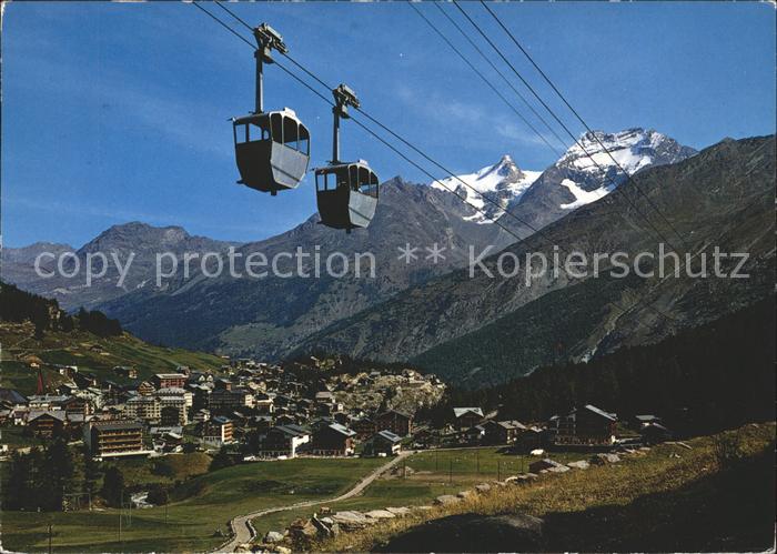 Seilbahn Spielboden Saas-Fee Fletschhorn Lagginhorn