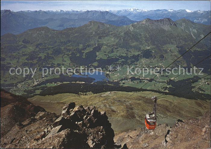 Seilbahn Rothorngipfel Lenzerheide Valbella Heid