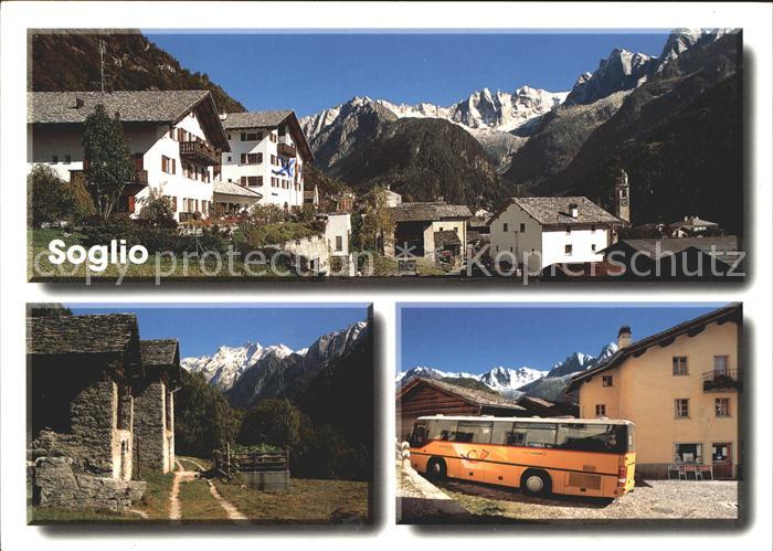 Postbus Soglio Sciora-Gruppe Piz Cengalo Piz Ba