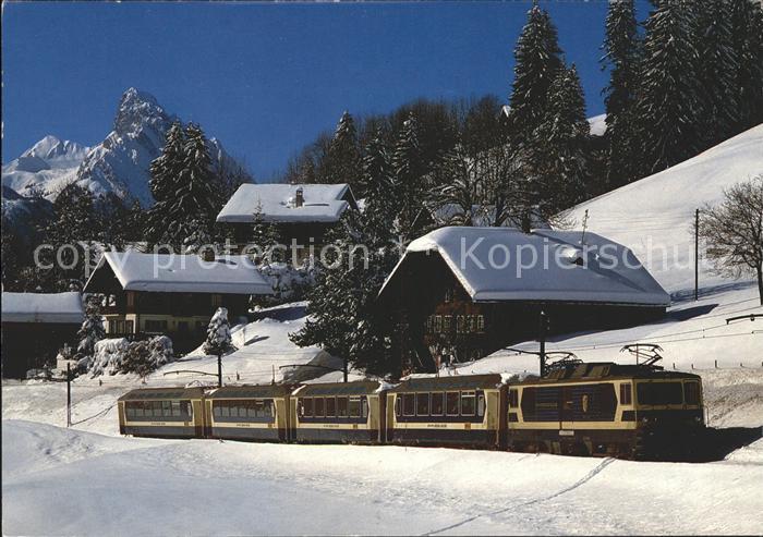 Eisenbahn MOB Panoramazug Rueblihorn