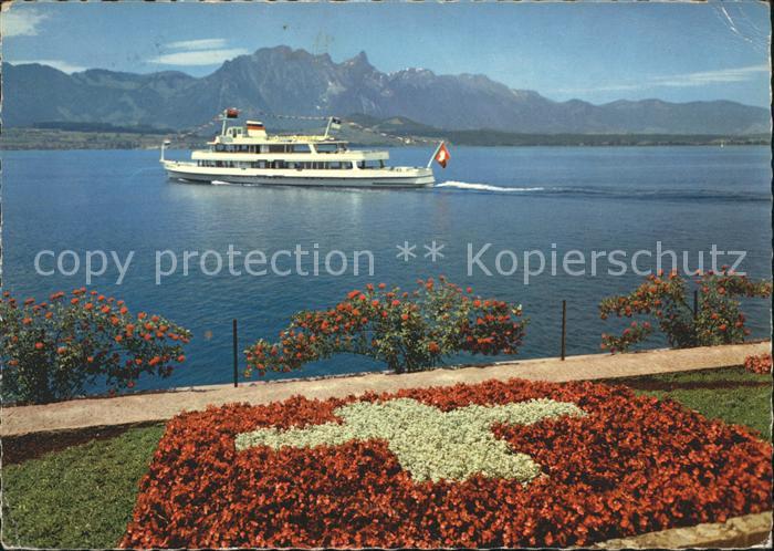 Motorschiffe Oberhofen Thunersee Schlossgarten