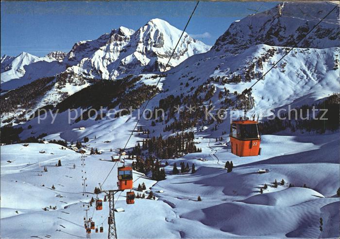 Seilbahn Geils-Hahnenmoos Adelboden Bonderspitz Grosslohner